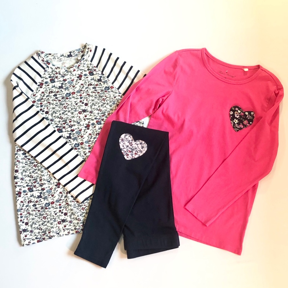 Tailor Vintage Set of Baseball Tees and Legging